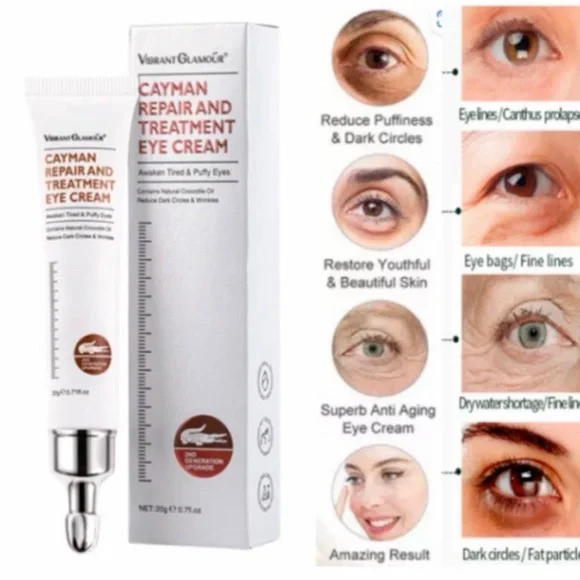 Vibrant Cayman Repair and Treatment Eye Cream — White with Red Accents - Picture 4 of 6